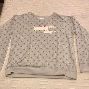 Lauren Conrad, L, Christmas dachshund pajama top